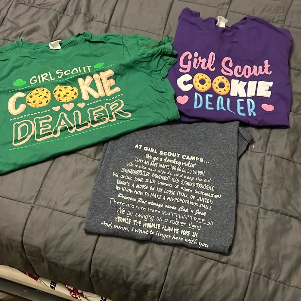 Girl Scout shirts L, XL, XXL